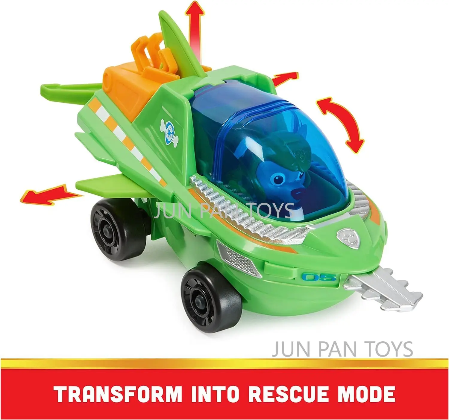 Chase Aqua Pups Paw Patrol figure and vehicle