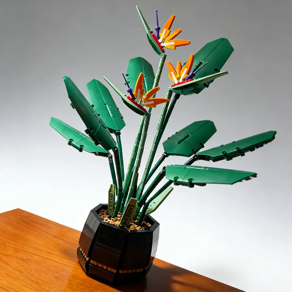 1378PCS 파라다이스 버드 빌딩 블록 모델 10289 블록 장난감 어린이 생일 크리스마스 선물을위한 파티 선물