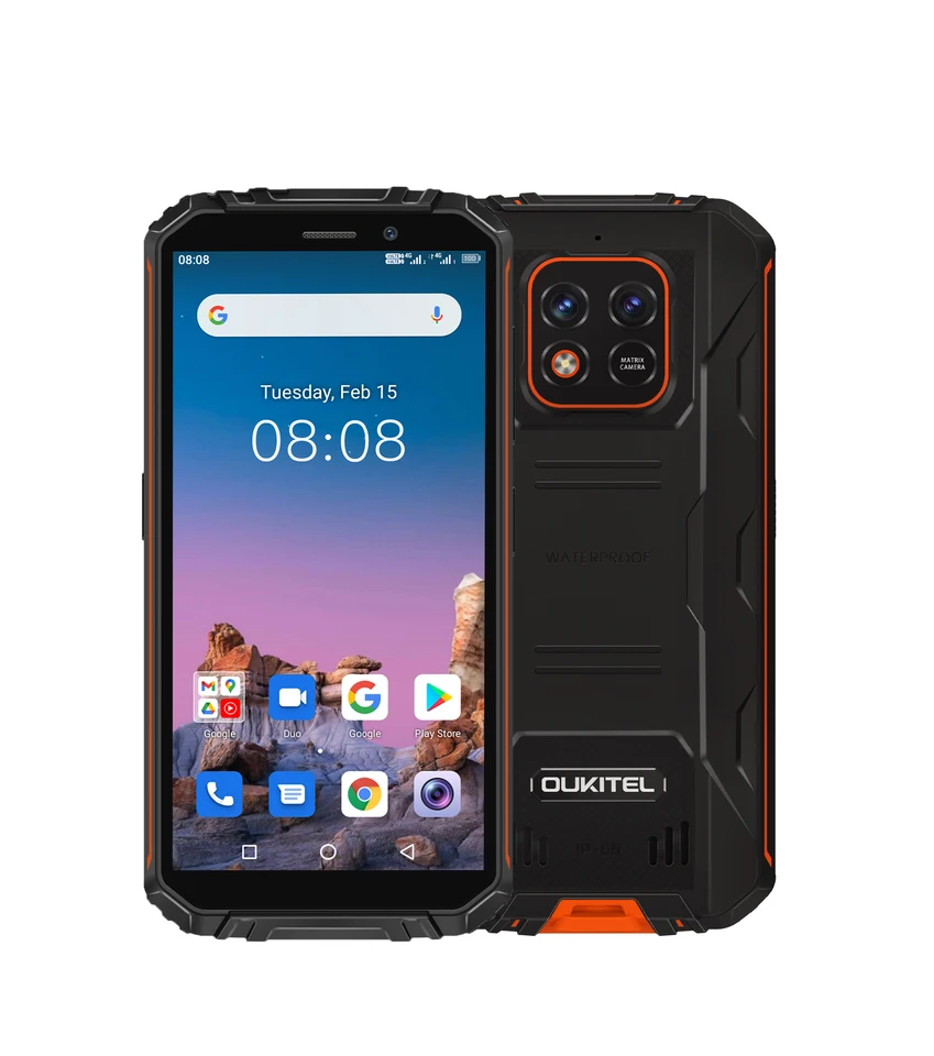 OUKITEL WP18 12500mAh Battery Rugged Smartphone 4GB+32GB 5.93