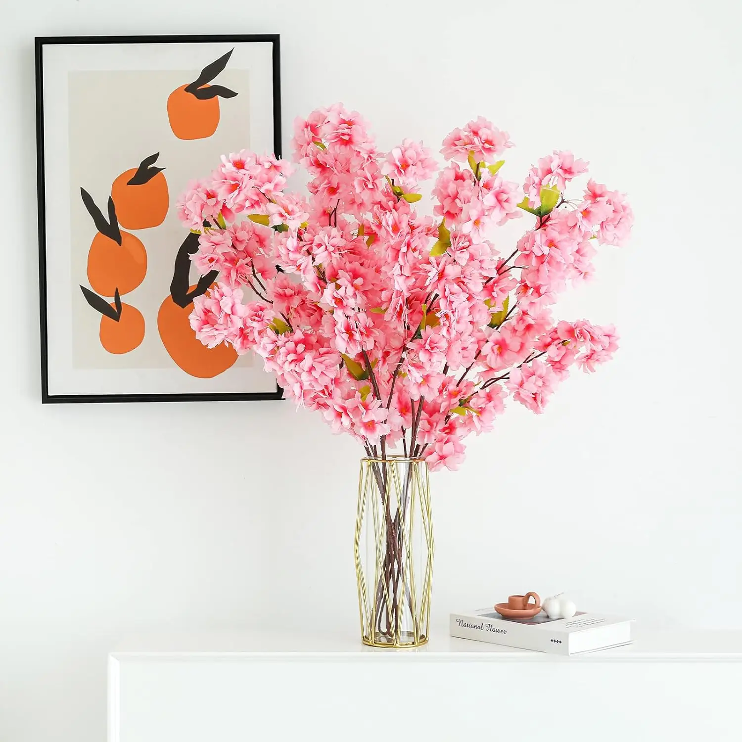 Sakura
  Artificial Flowers Bouquet: Garden Party Wedding Home Room Decor