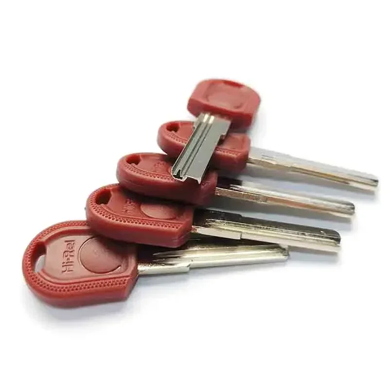 LM Hi-Rel Copper 2 Groove Master Key Blank Home House Bedroom Padlock RV Door Lock Uncut Locksmith Tool 5-100 Pcs