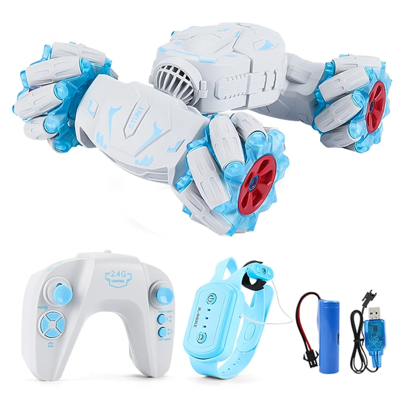 

RC Stunt Car Remote Control RC Drift Car Rotation Gift For Kids Boys Birthday -Blue