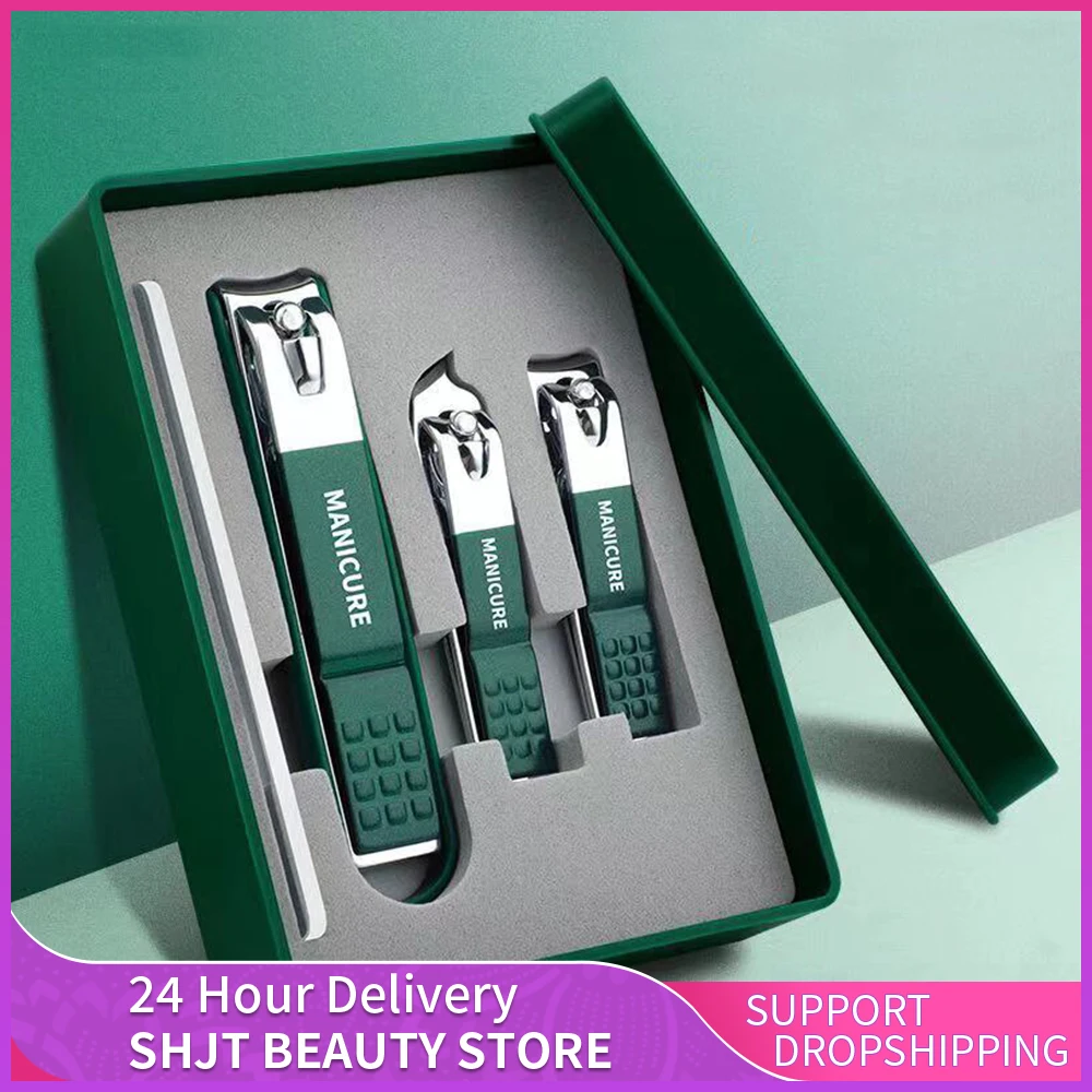 

Nail Clipper Set HighGrade Gifts Household Nail Clippers Men And Women Universal Pedicure Tools Simple Stainless Steel Nail Tool