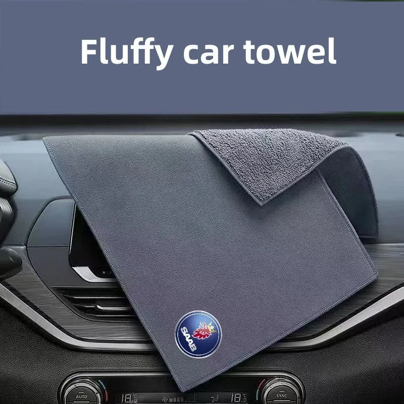 

Double-sided Material Absorbent Fluff Car Wipe Cloth Car Interior Cleaning Towel For SAAB SCANIA 9000 900 428 03-10 9-3 9-5 93