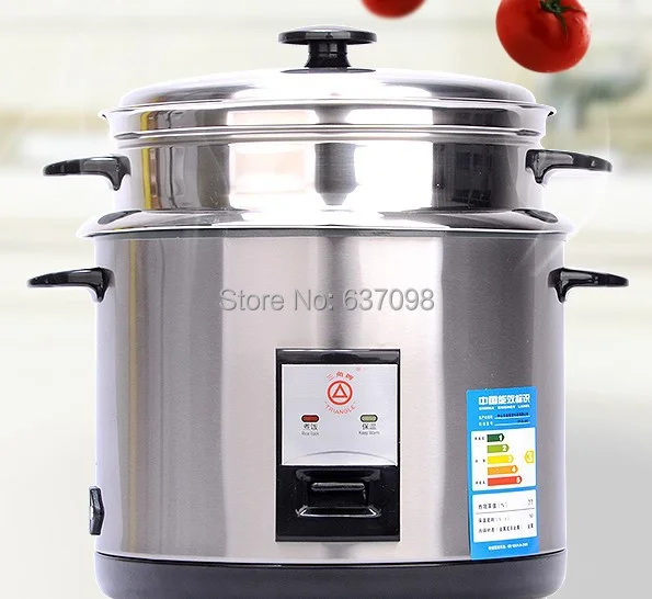 

Triangle CFXB-40G household mini electric stream rice cooker 2L full stainless steel 110-230-240v soup small cake food cooker