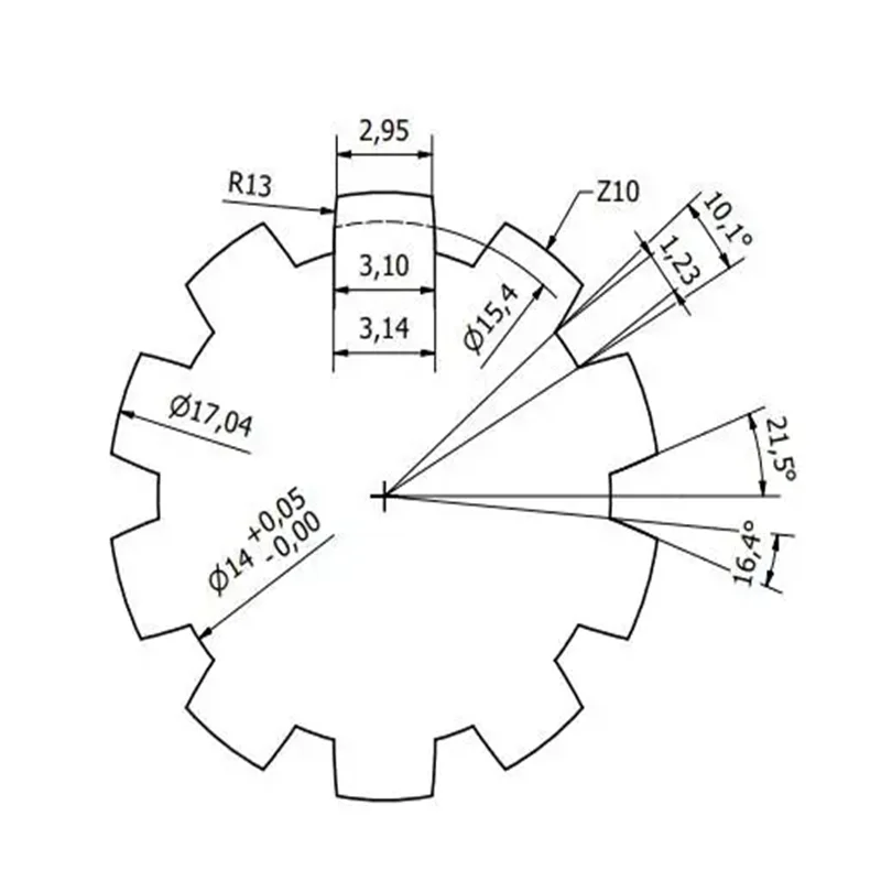 

Индивидуальные Шлифовальные Режущие Инструменты M2 6542 HSS