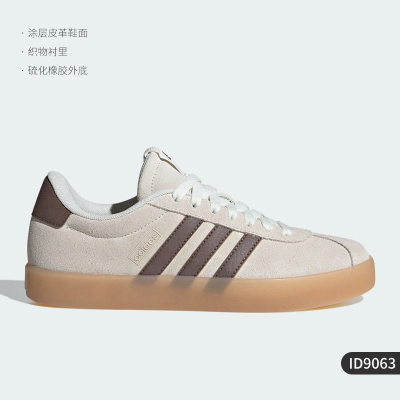 Adidas Official VL COURT 3.0 Women's Low-Top Sports Casual Shoes ID9063