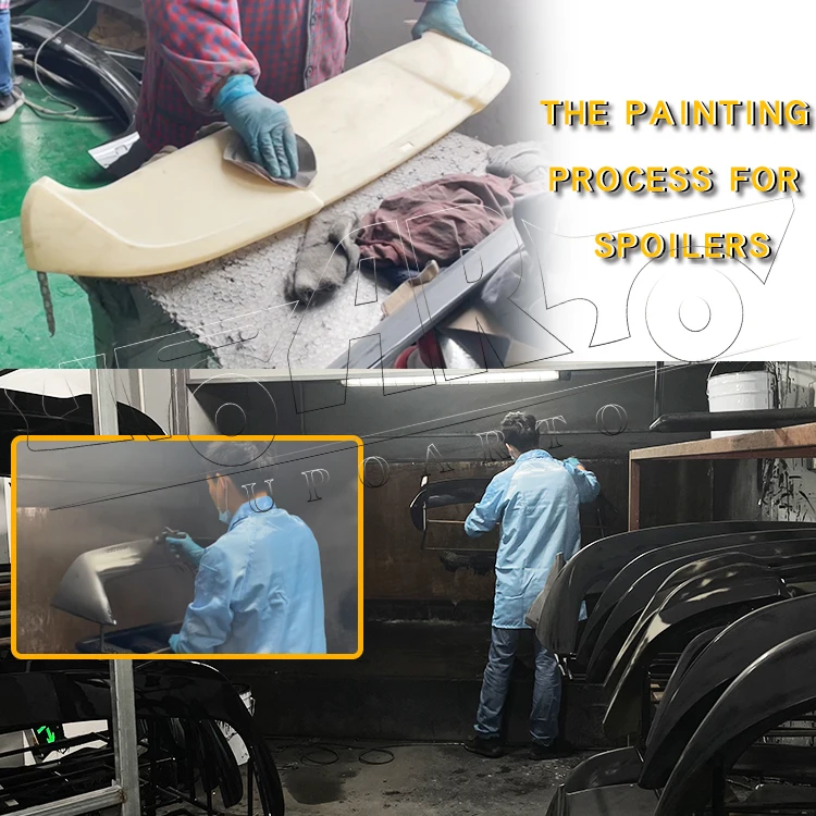 Spoiler per auto in plastica ABS in fibra di carbonio portellone posteriore ala cabina Spoiler per Ford Raptor F 150 F150 2015 2016 2017 2018 2019 2020 - immagine 6