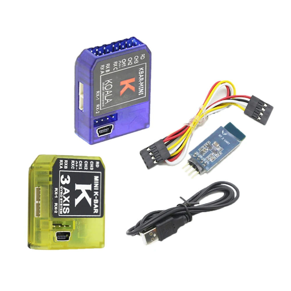 MINIKBARKBARGyroK8threeaxisgyroscope3AxisGyroFlybarlessFor