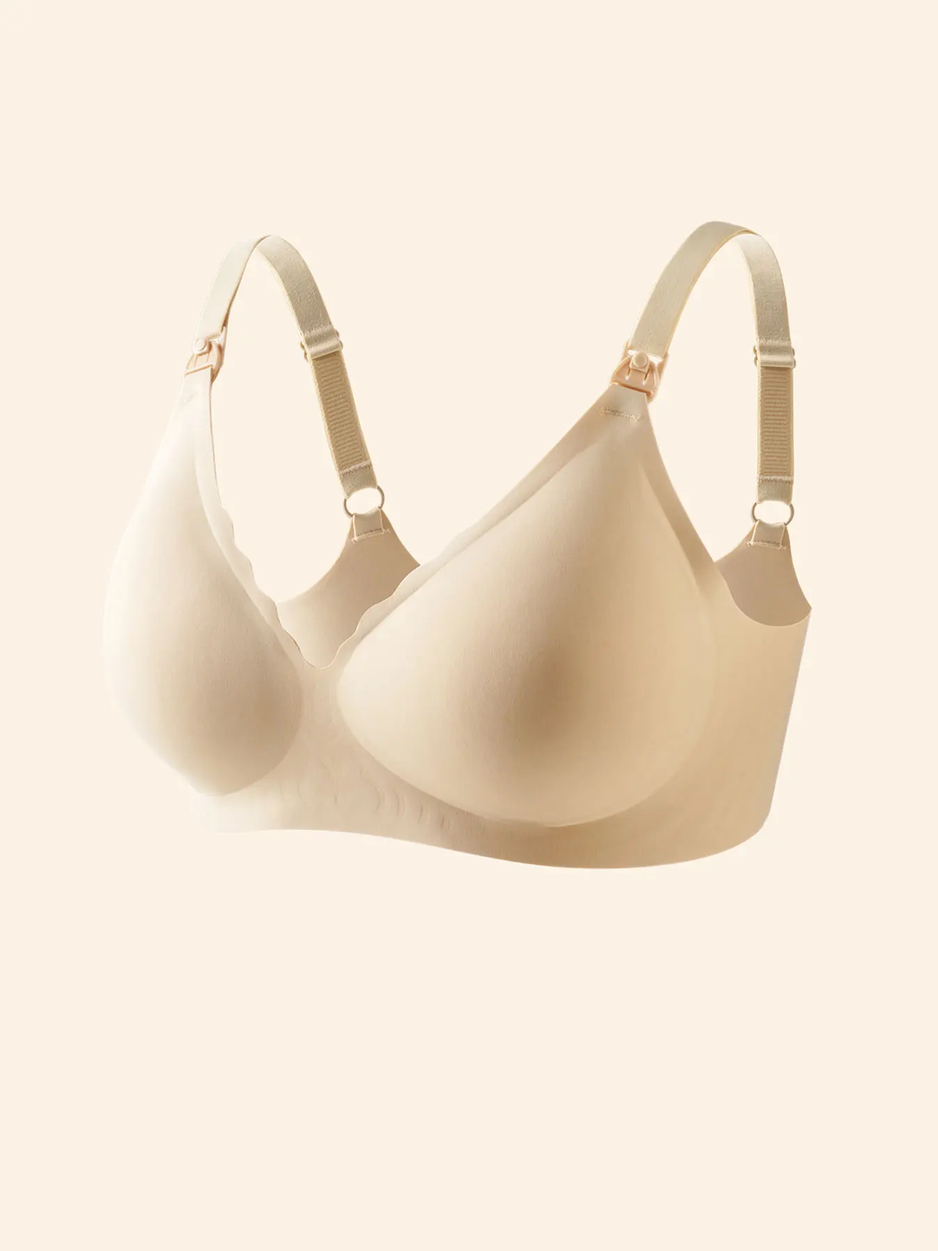 Soutien-gorge d'allaitement ouvert sur le devant, Gel de gelée de maternité, découpe Laser, sous-vêtements sans couture, soutien-gorge d'allaitement Ultra fin pour femmes enceintes 1