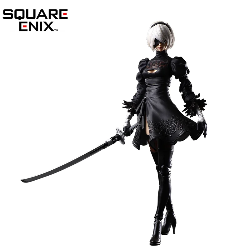 [Disponibile] Square Enix Original Genuine Stock Play Arts 2B Pod042 Nier:Automata Pvc Action Figure Collezione Di Giocattoli Modello Anime