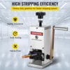 VEVOR Manual Wire Stripping Machine 0.06-0.98 inches Hand Crank Cable Stripper Cutter Tool Aluminum for Scrap Copper Recycling 5