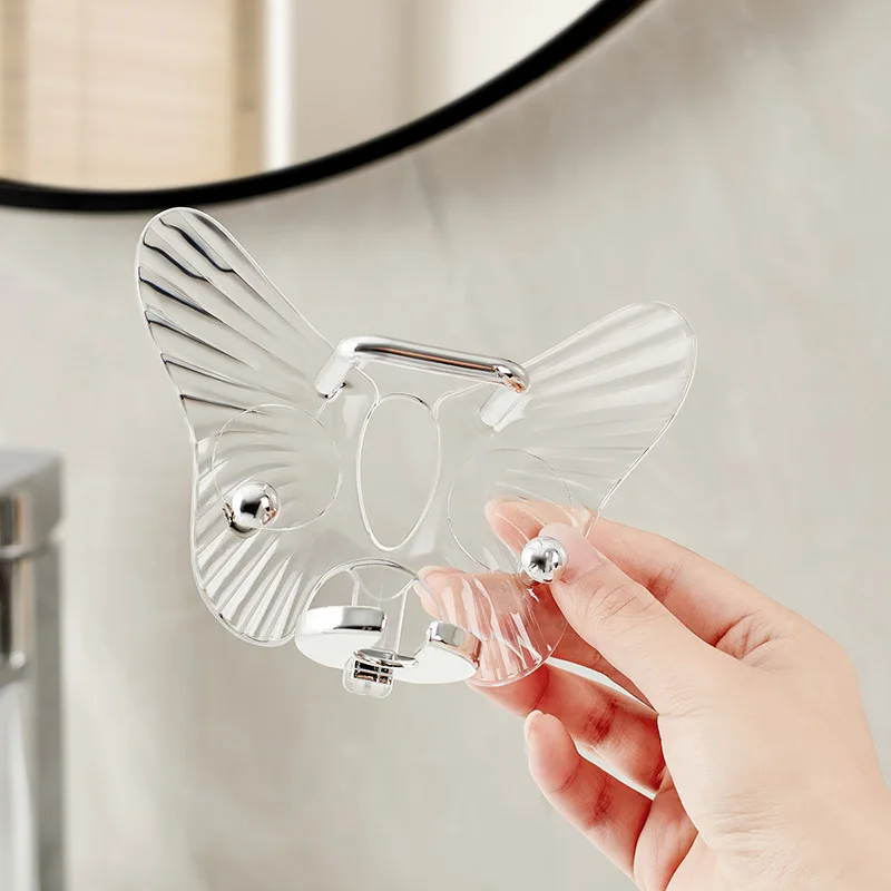 Toothbrush Holder Multi-functional Storage Rack Light Luxury Bathroom Perforation-free Wall Hanging Toothbrush Storage Rack