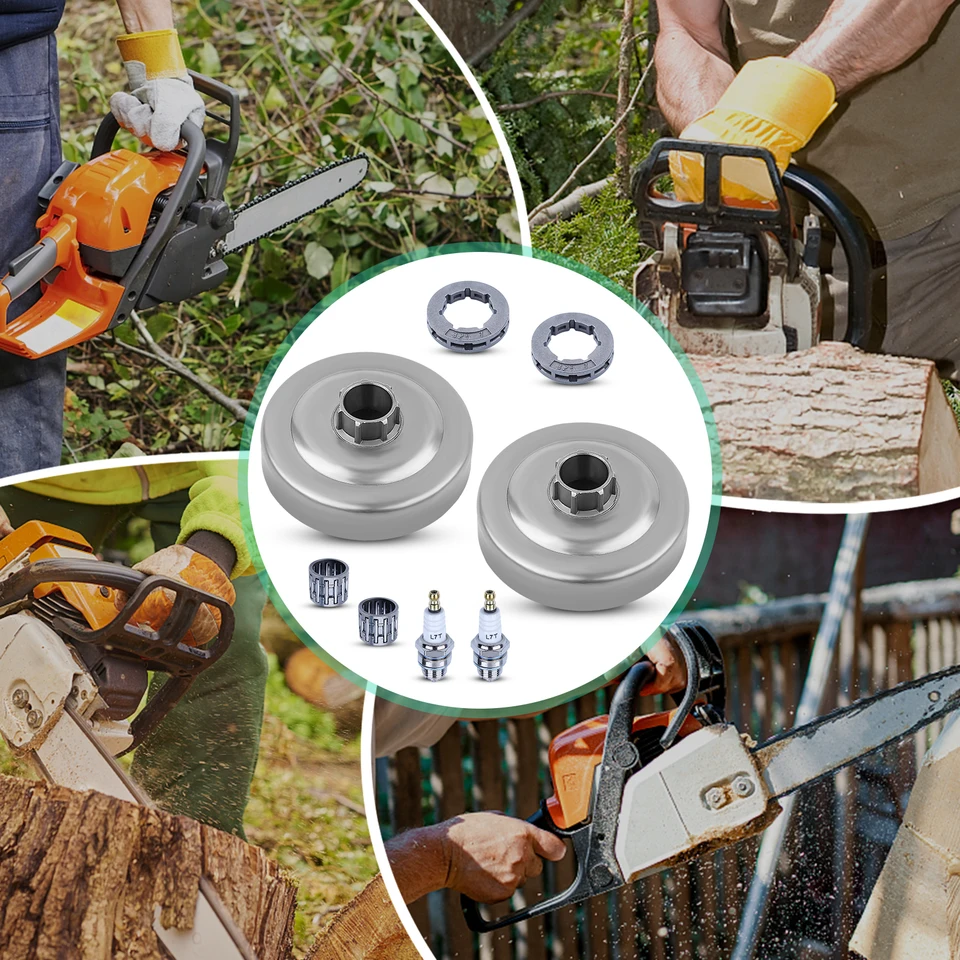 Kit de rodamiento de piñón de llanta de tambor de embrague de 3/8 -7T para Husqvarna 55 Rancher 50 51 261 262 piezas de reputo para motosierras jaula de agujas - AliExprs 1420 Kit de rodamiento de piñón de llanta de tambor de embrague de 3/8 -7T para Husqvarna 55 Rancher 50 51 261 262 piezas de reputo para motosierras jaula de agujas - AliExprs 1420