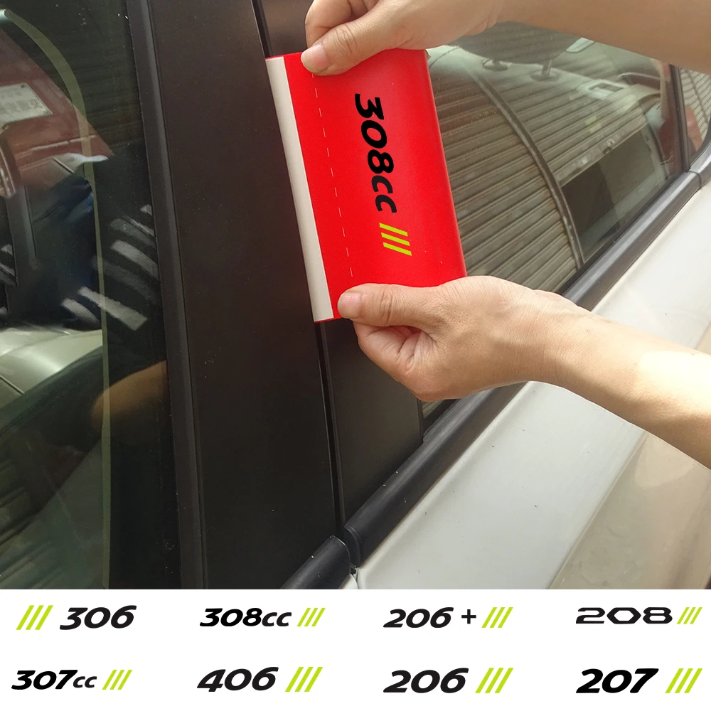Auto Show Door Trunk Decorazione Tag Hangtag Sticker Accessori Auto Per Peugeot Rifter Traveller 508L 607 807 207Sw 208 301 206