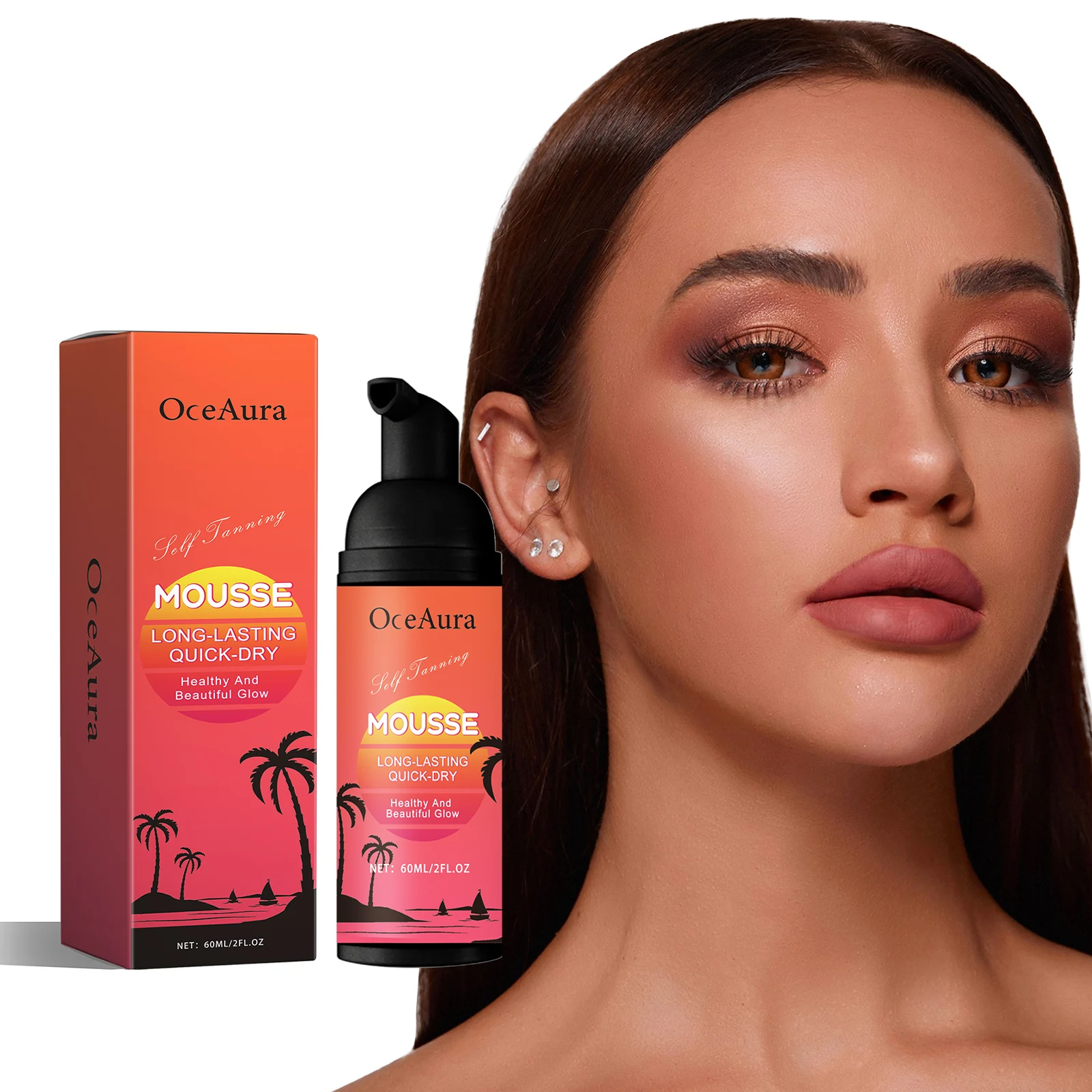 Self Tanning Mousse Sunless Self Tanner For Face Body Sunbed Cream Even Skin Tone Anti Uv Prevent Dark Spots Leg Bronze Makeup