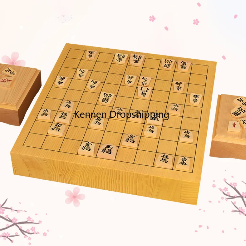 Jogo de Tabuleiro Xadrez Shogi Japonês Japão Conjunto Dobrável Peças Viagem  Internacional De Madeira Mesa Verificador Gi Sho Jogando Chinês - AliExpress