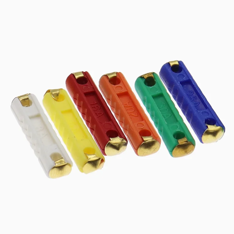 10PCS GBC East European car fuse Horizontal fuse Torpedo 5A8A16A20A25A30A