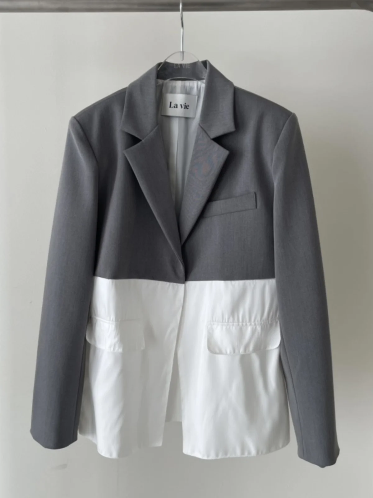 

Женский блейзер в Корейском стиле SuperAen, весенне-осенний свободный блейзер в стиле пэчворк, 2024