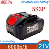 100% Original New 21V 6000mah Fast Charging Lithium-ion Battery For Electric Tools Suitable For BL1850 BL1840 BL1440 (196391-6) 1