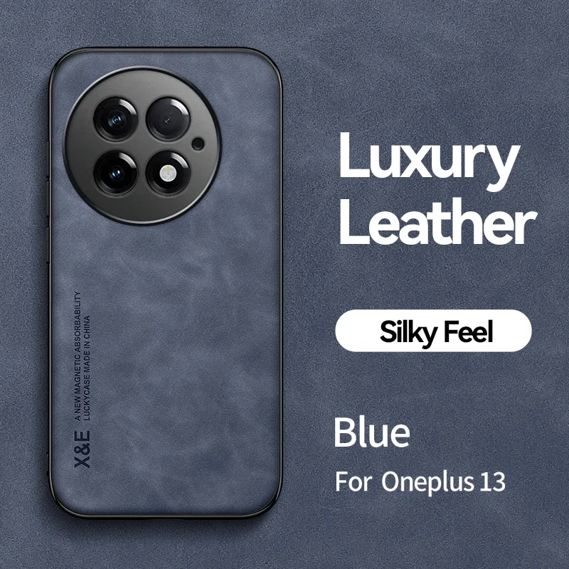 Retro Magnetic Suede Leather Shockproof Matte Silicone Soft Case Cover