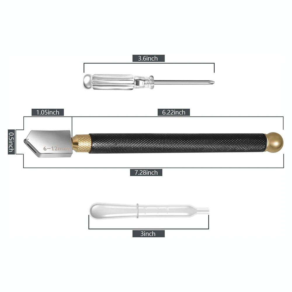 Versatile Glass Cutting and Breaking Tool for Stained Glass and Tile Work