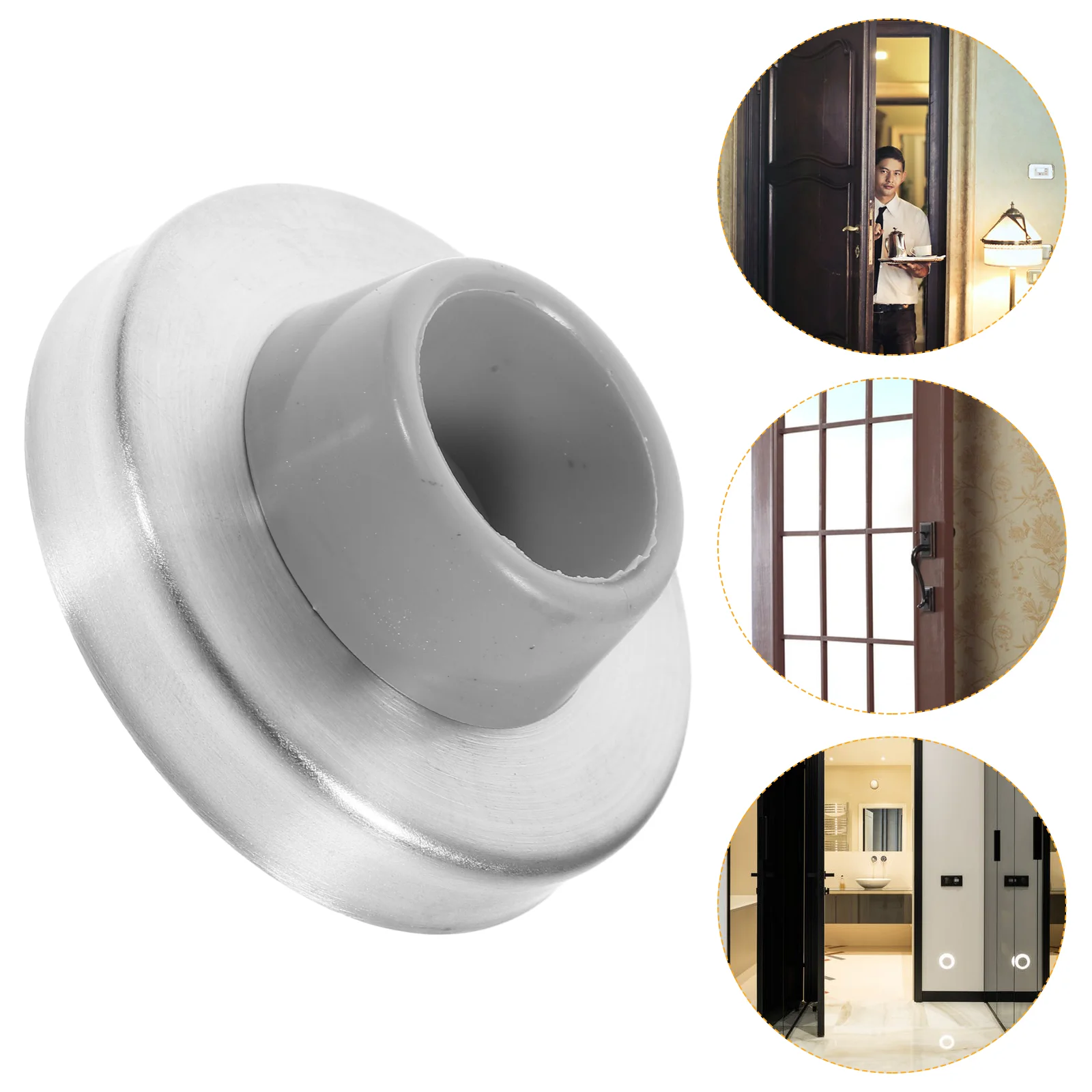 

3pcs Door Bumper Door Knob Wall Protector Concave Door Stopper Wall Door Bumpers