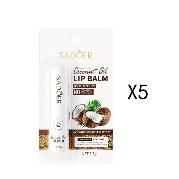 بلسم الشفاه بجوز الهند - تغذية ورطوبة تدوم طويلاً...