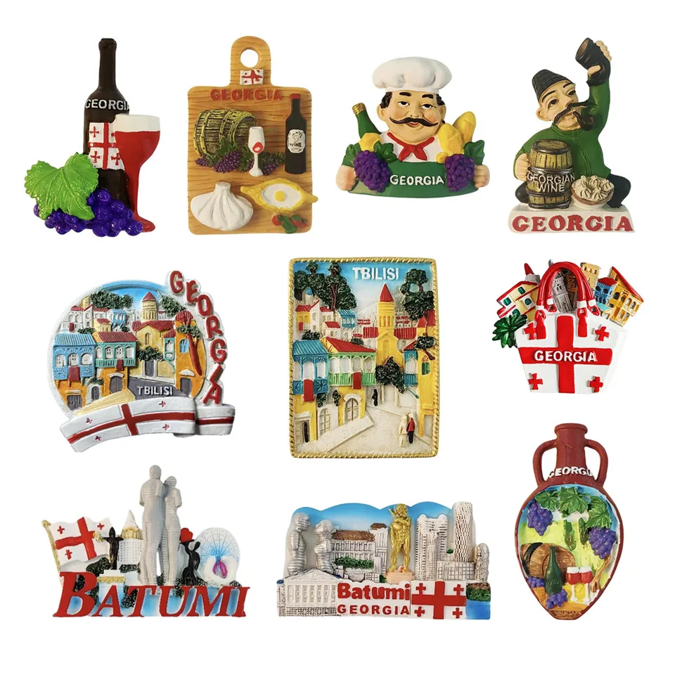 Magnete Da Frigorifero 3D Germania - 10x4,5 Cm - Resina Dipinta A Mano - Souvenir Viaggio Fai Da Te