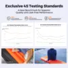 Inflatable Sleeping Pad With 5R Value – Ultralight 2.8 H Camping Mattress, 4 Seasons Compact Bapaing Gear Essentials For 6