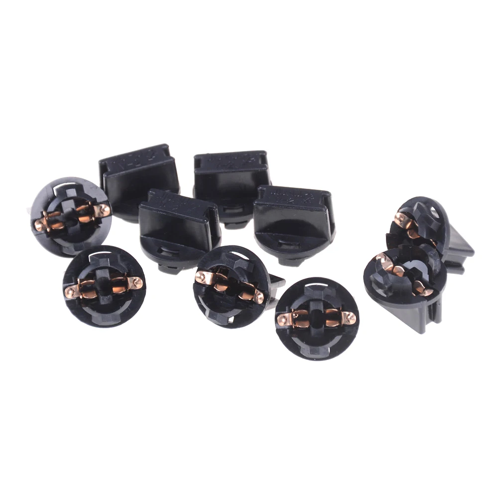 Neue 10 stücke schwarz t10 Auto Lampen fassung Twist Lock Keil Instrumenten tafel Dash Glühbirne Basis – Detail 2