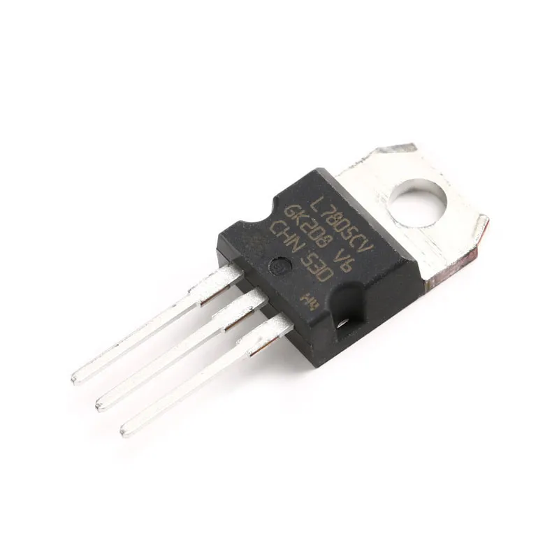 

10PCS/LOT L7805CV TO220 7805 TO-220 L7805 LM7805 Transistor Three Terminal Voltage Regulator New Origin ICal