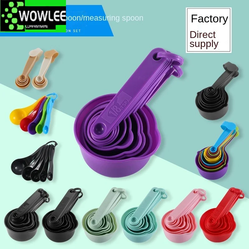 Measuring Spoons Cups 10pcs/set Kitchen Sugar Cake Baking Tools kitchen measuring spoons,measuring spoon set,measuring cup and spoon set