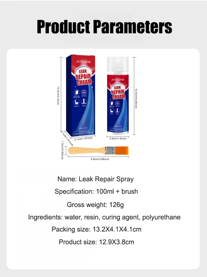Waterproofing Spray for Bathroom Walls and Moisture Resistant Repair of Leaking Pipes