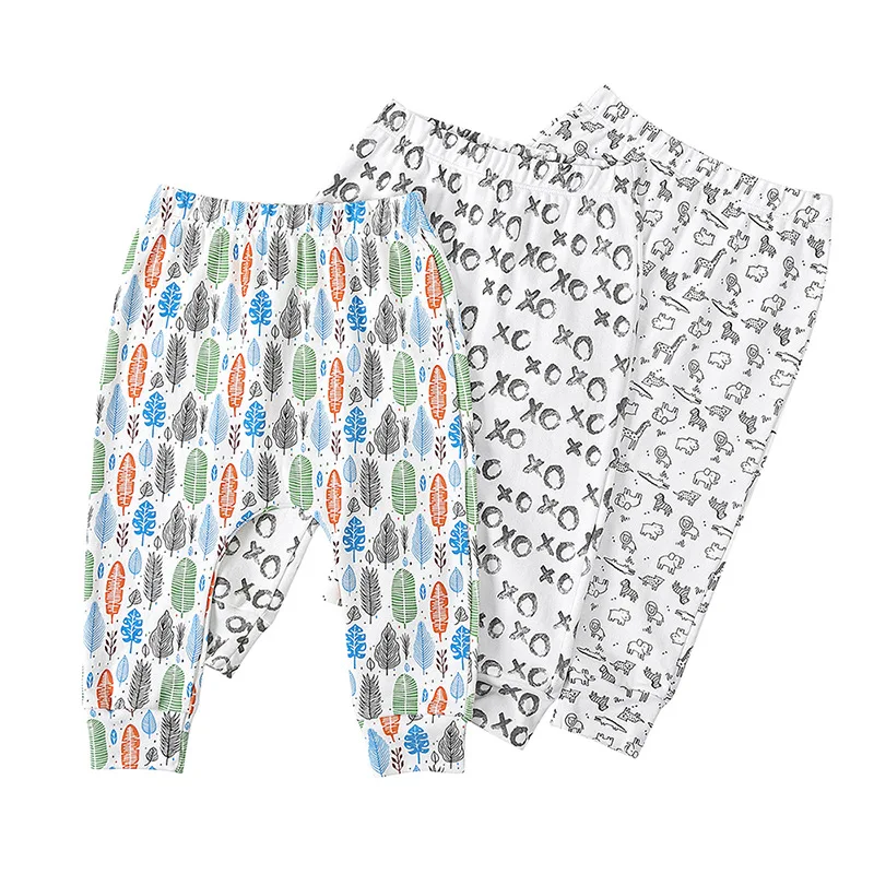 

0-36M Baby Pants 2022 Summer Baby Boy Girl Clothes Cartoon Printed Baby Trousers Cotton Children Casual Homewear