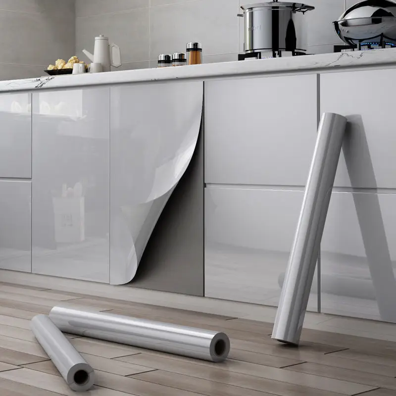 

Modern Self Adhesive Waterproof Wallpaper Contact Paper Wall Stickers Decorative Film Oilproof Kitchen Decor Home Decor