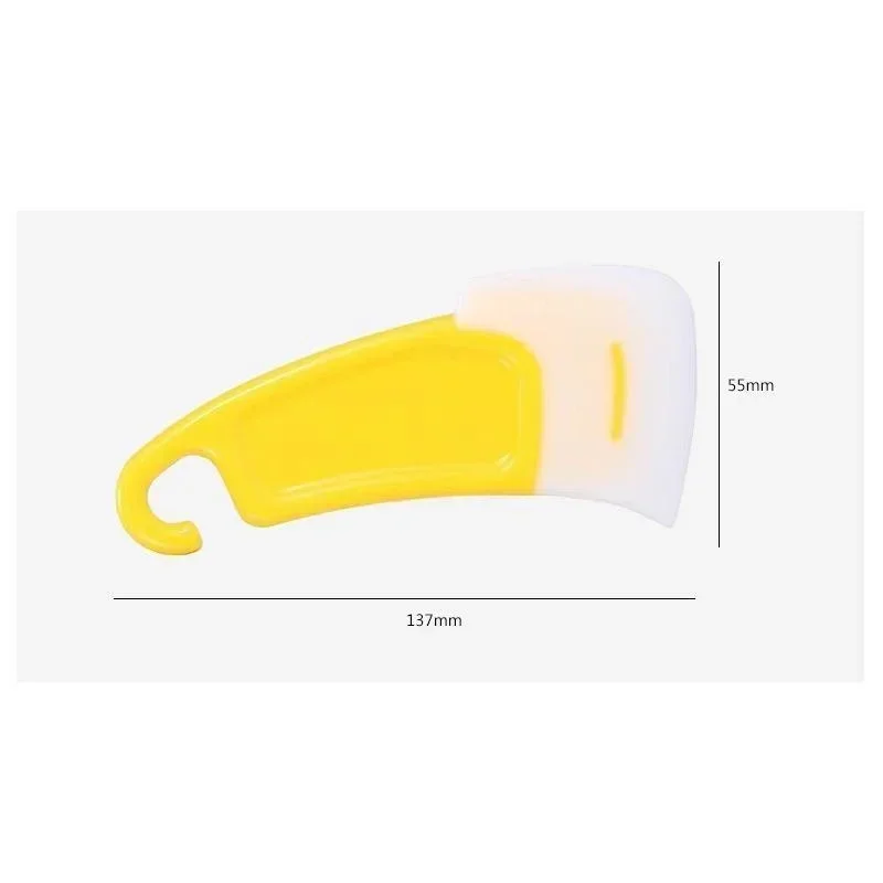 Soft Silicone Scraper Kitchen Bathroom Cleaning Tools Dishes Cleaner Squeegee Household Oil Shovel silicone kitchen utensils kitchen utensils