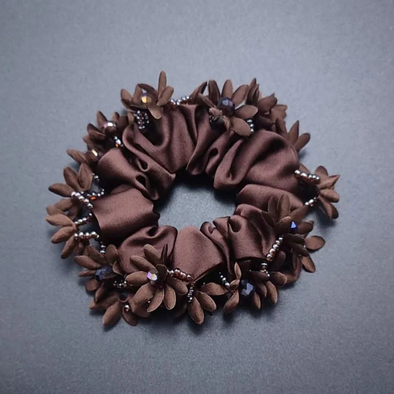 Elegant Korean Fashion Floral Hair Ties - Premium Women's Hair Accessories