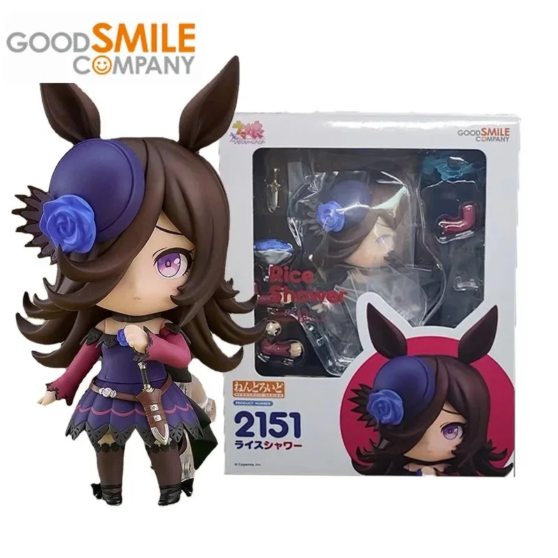 

GSC Original Nendoroid Pretty Derby Anime Figure Rice Shower Action Figure Christmas Ornament Model Gift Toys for Kids