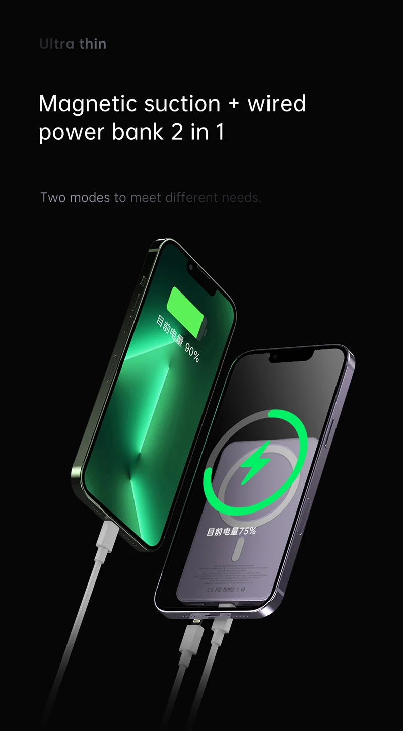 Cargador inalámbrico PowerHub ChargeMate: el mejor banco de energía de 10000 mAh compatible con MagSafe para iPhone