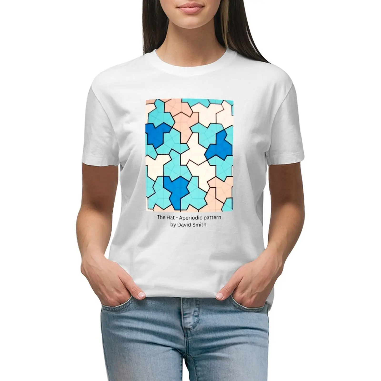 

The Hat - Aperiodic Pattern by David Smith T-shirt Blouse oversized tops for Women