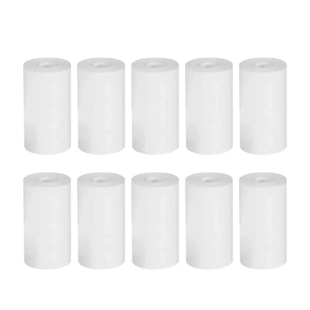 10 Rolls Thermal Paper 57x25 Mm Printing Label Roll for Mobile POS Photo Printer Cash Register Rolling Paper Office Stationery