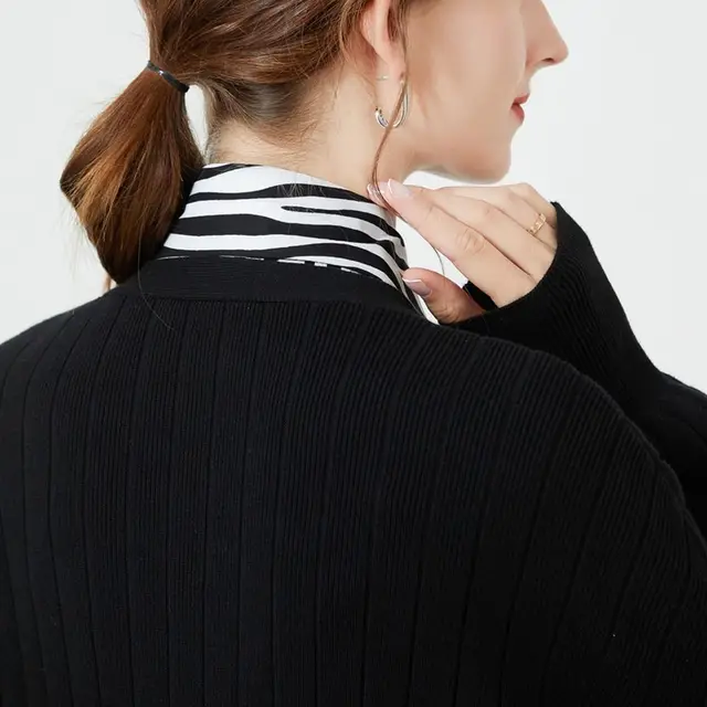 Colletti Staccabili Donna - 3 Pezzi In Nero, Blu, Bianco - Foto 8