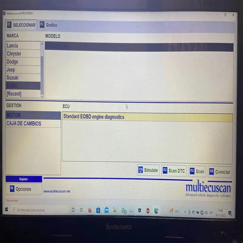 MultiEcuScan v4.8 + Activation Used for Fiat scanners  Register unlimited Ecu scanning work  and ELM327 OBD II diagnostic tools 3