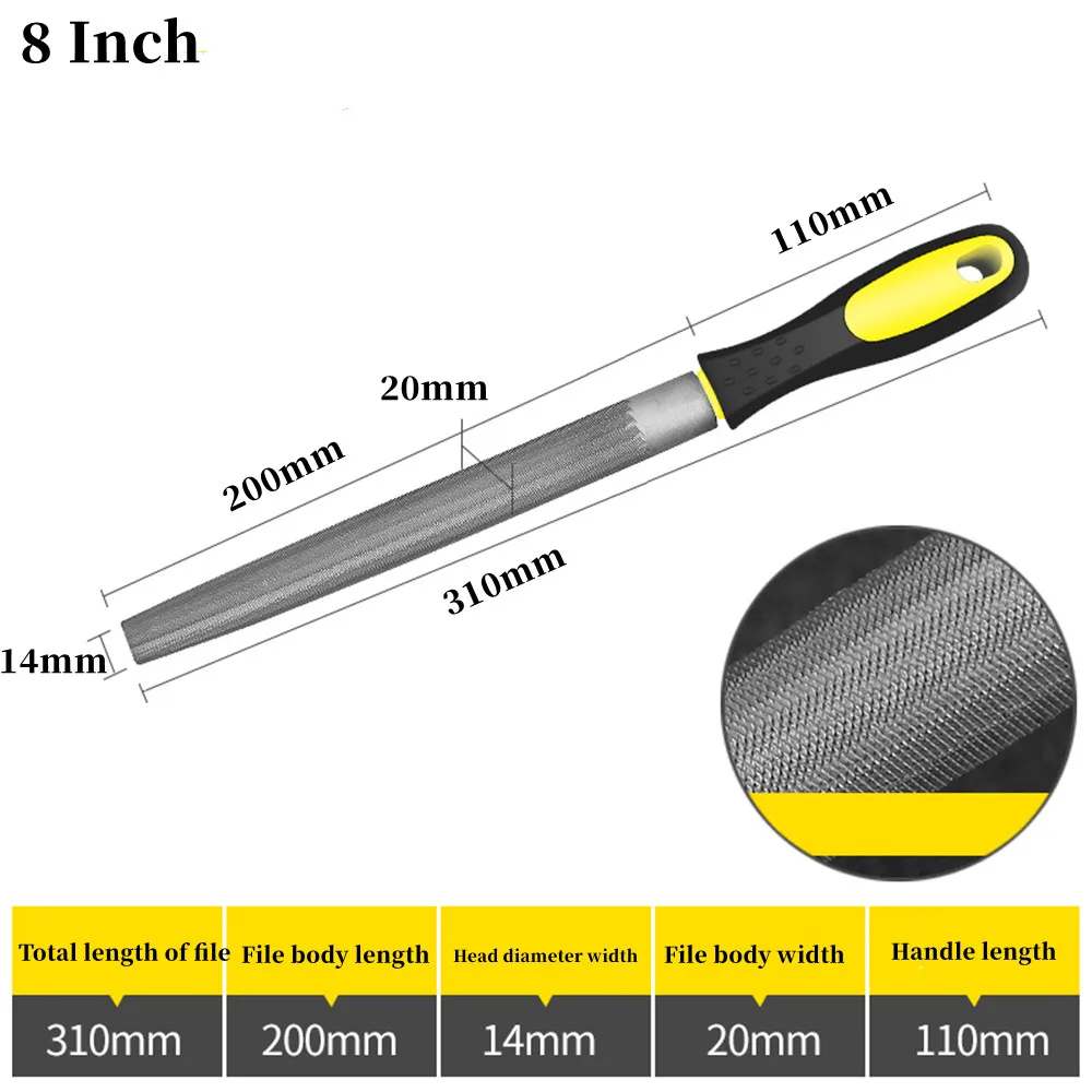 Wood Handle For 8 - 10 Files