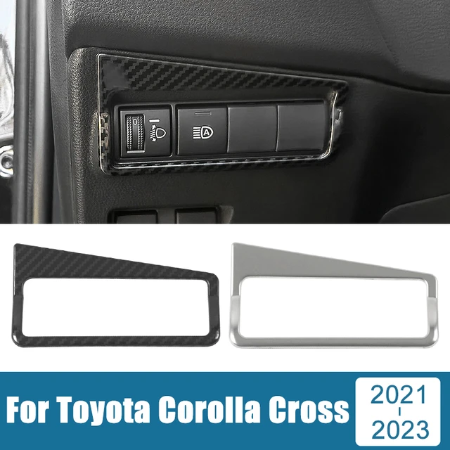 Für Toyota Corolla Cross Zubehör 2022 2023 Hinten Stoßstange Platte Stamm  Abdeckung Trim