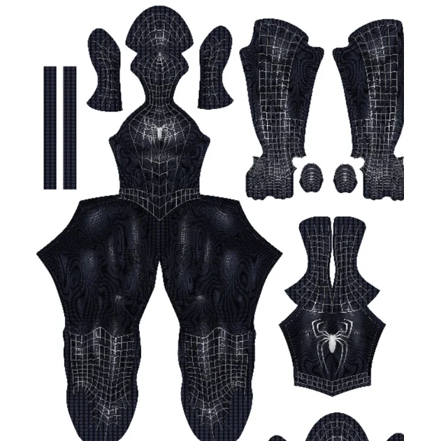 Marvel-Inspired Spider-Man Symbiote Spandex Bodysuit Cosplay Costume for Adults
