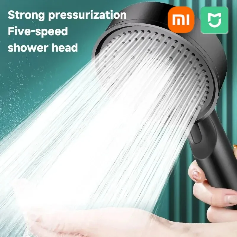 Xiaomi High Pressure Shower Head Multi-function Adjustable Nozzle Filter Water Purification 5 Modes Bathroom Shower Accessories shower head filter shower head shower nozzle shower water filter
