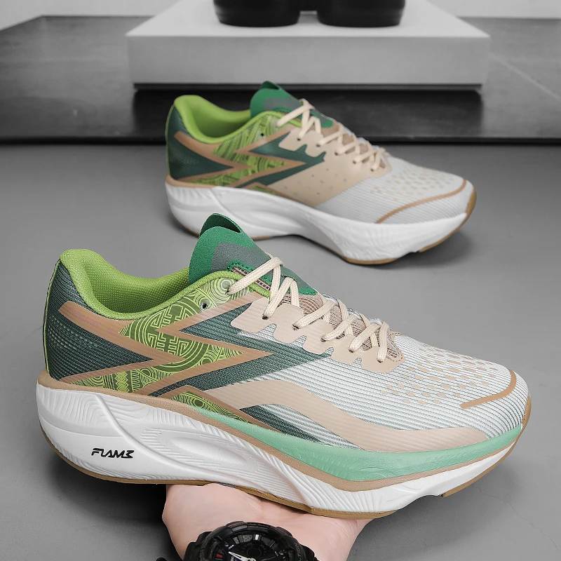 Brand Men's Carbon Plate Running Soft Cushion Shock Absorbing Sports Unisex Sneakers Light Anti-Slip Training Shoes_vogvips.com
