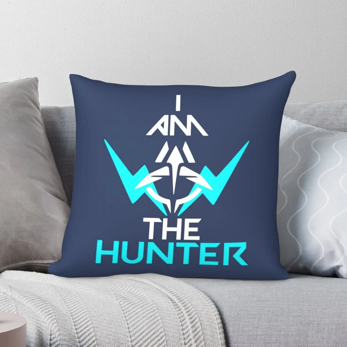 

Квадратный чехол Hunter's Fury из полиэстера и льна